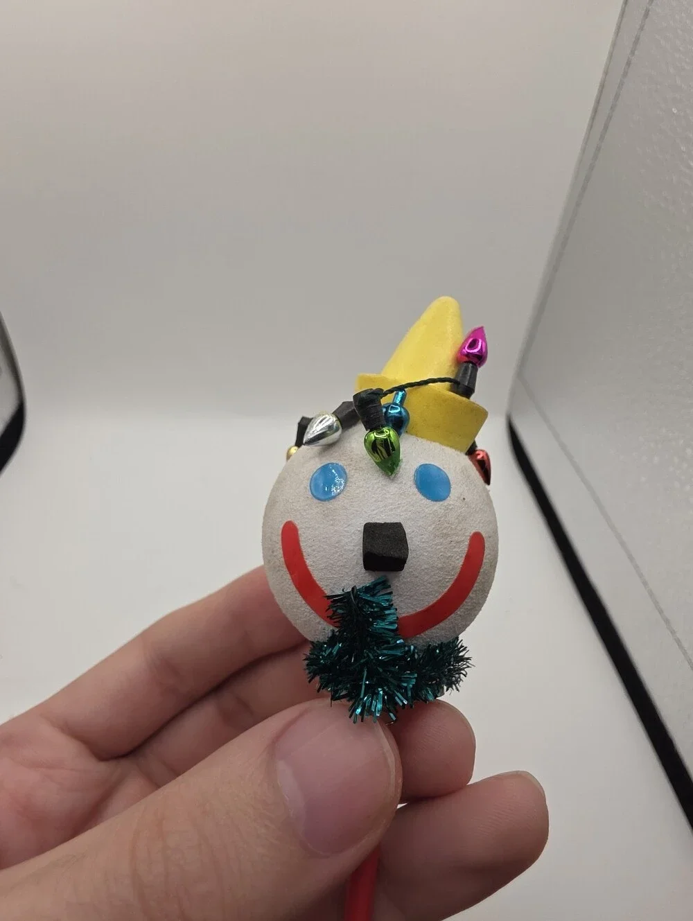 Vintage Jack In The Box Restaurant Christmas Dashboard Suction Cup RARE